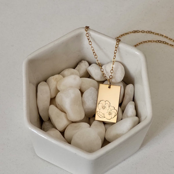Tag Necklace - 14k Goldfilled