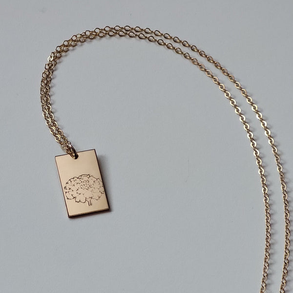 Tag Necklace - 14k Goldfilled