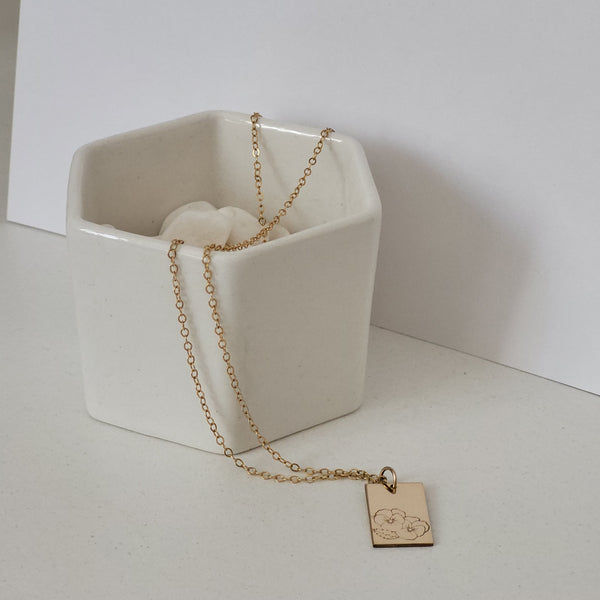Tag Necklace - 14k Goldfilled