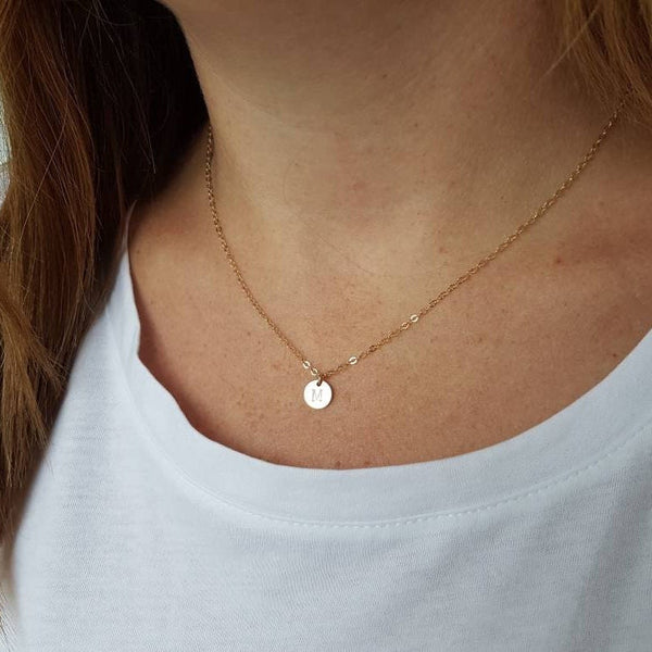 Disk Necklace - Goldfilled