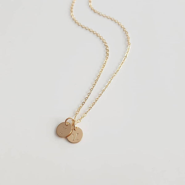 Disk Necklace - Goldfilled