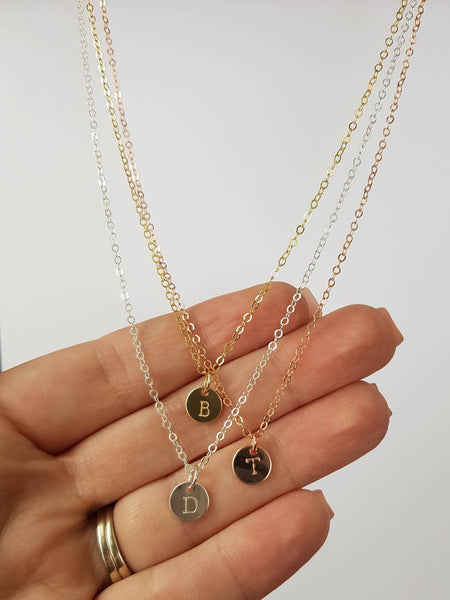 Disk Necklace - Goldfilled