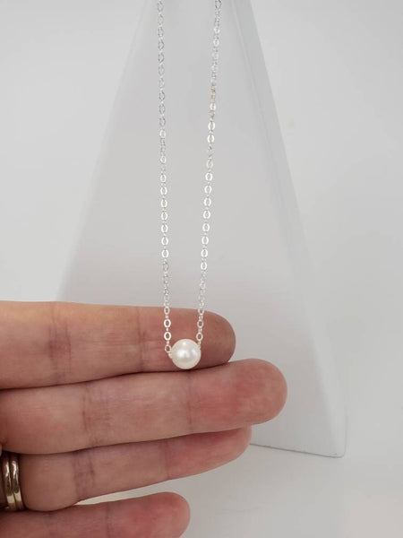 Freshwater Pearl Necklace - Rosegoldfilled